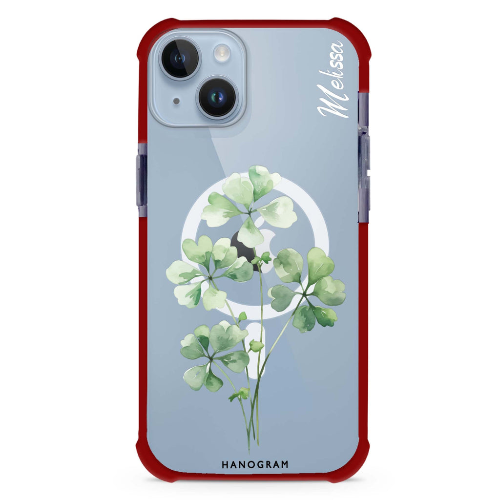 Luck's Leaf iPhone 15 Plus Magsafe 兼容超強防摔保護殼