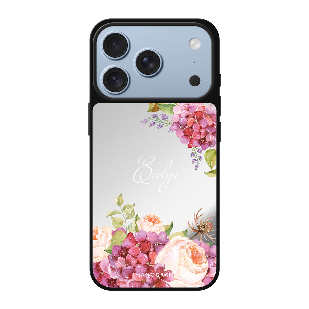 Pretty Floral 鏡面手機殼