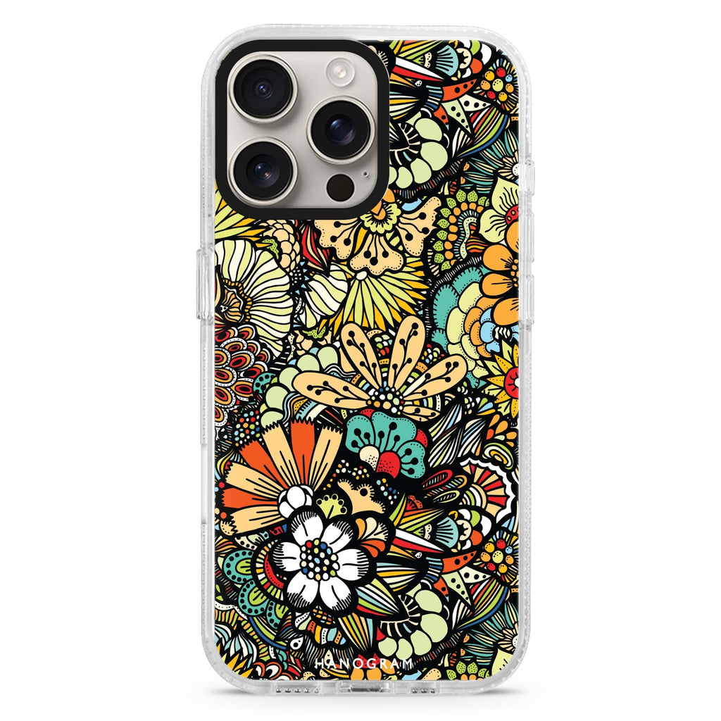 Blooming Harmony Magsafe 兼容水晶透明保護殼