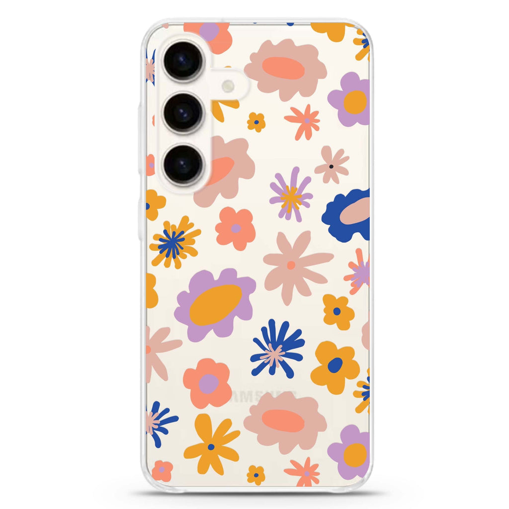My love & pure heart Samsung Galaxy S26/S25/S24 水晶透明保護殼正面展示