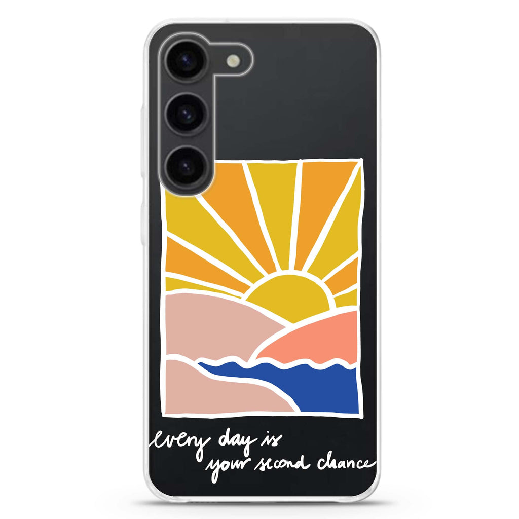 Have a good day Samsung Galaxy 水晶透明保護殼