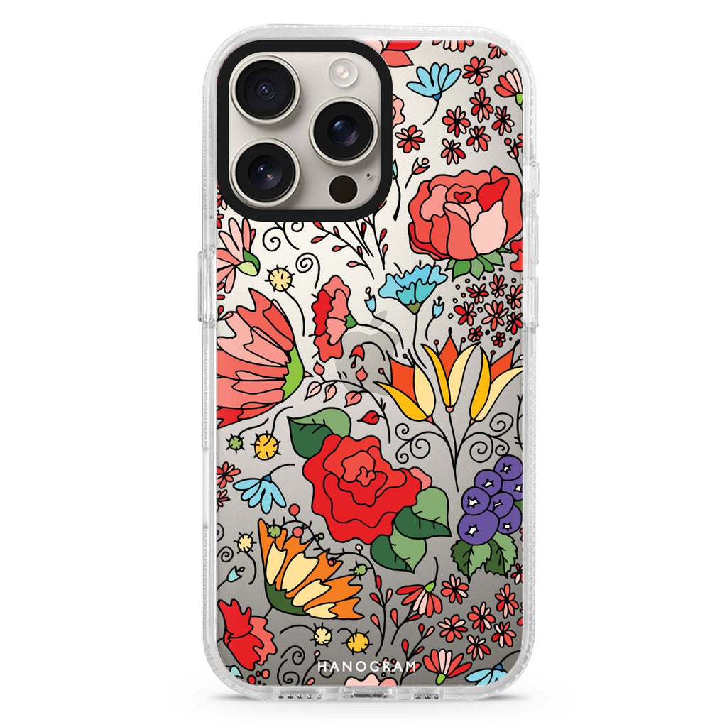 Petal Poetry iPhone 16 Pro & 16 Pro Max Case - Personalized and Stylish Protection
