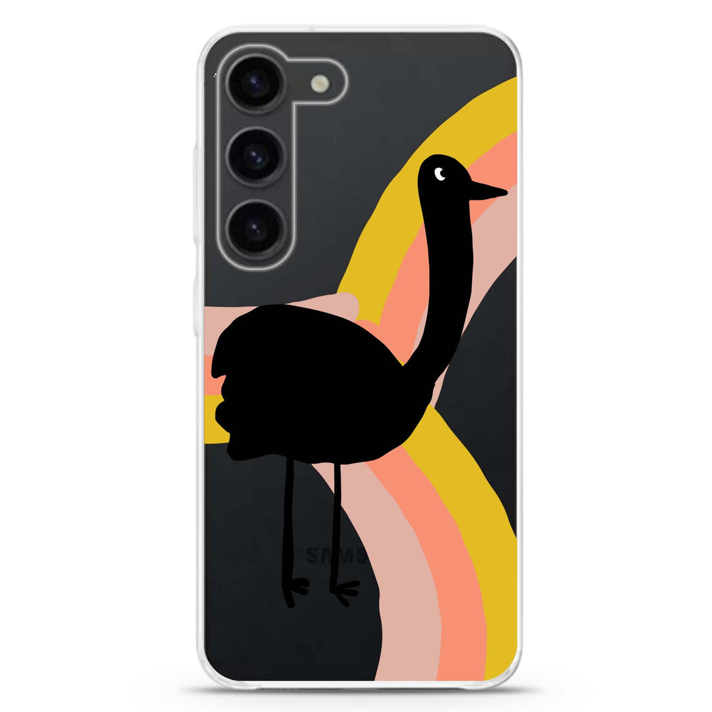 Rainbow Bird Samsung Galaxy 水晶透明保護殼