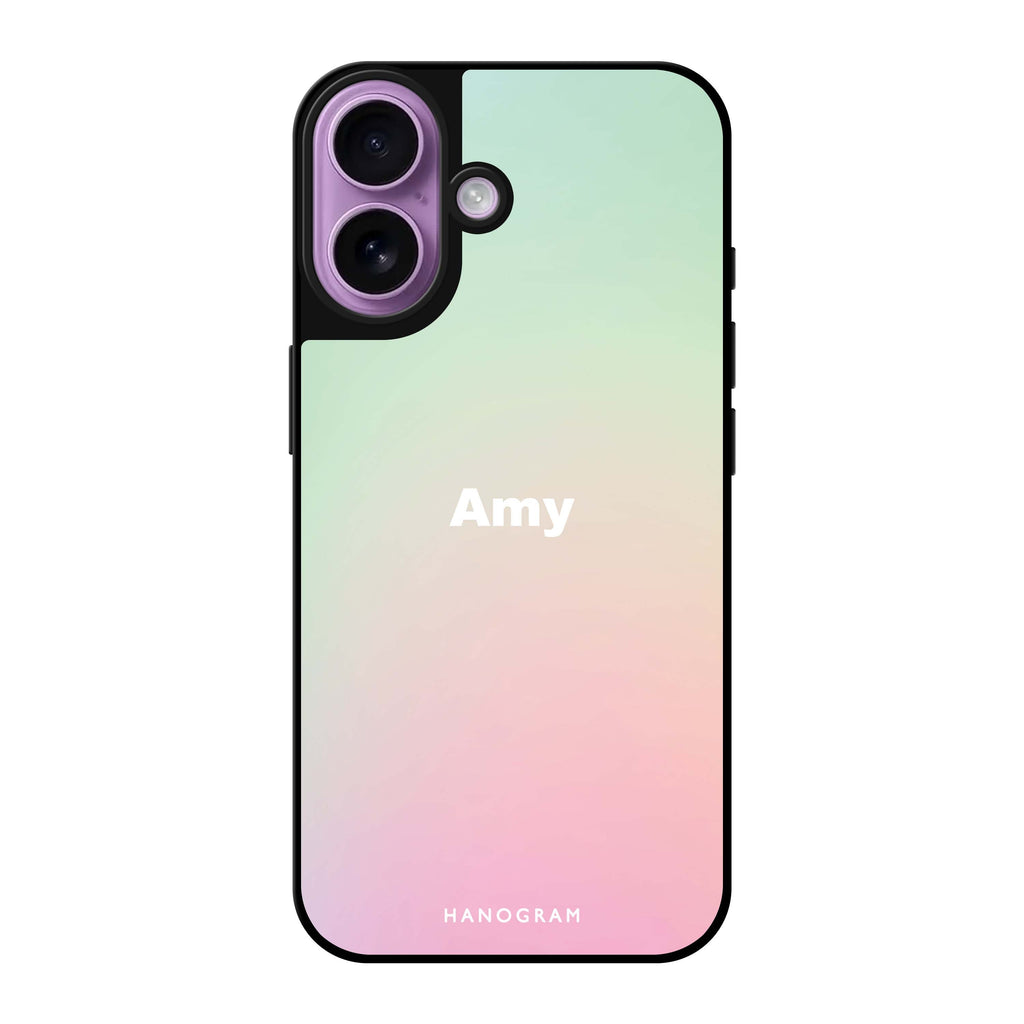 Reflective iPhone 16 Mirror Case –Dreamy Pastel Design