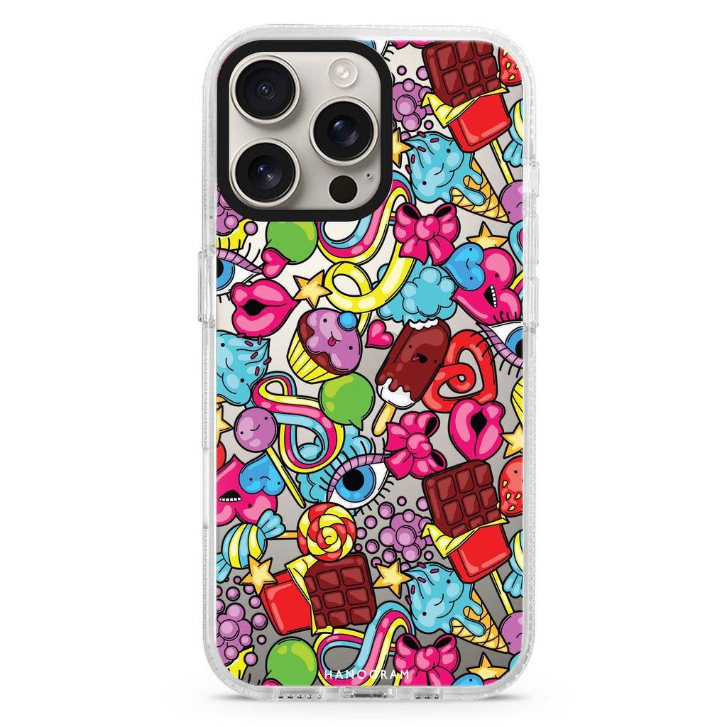 Doodle Delights iPhone 16 Pro & 16 Pro Max Case - Personalized and Stylish Protection