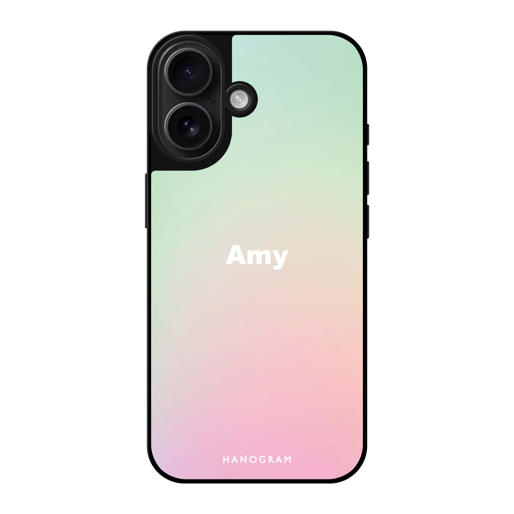 Reflective iPhone 16 Mirror Case –Dreamy Pastel Design