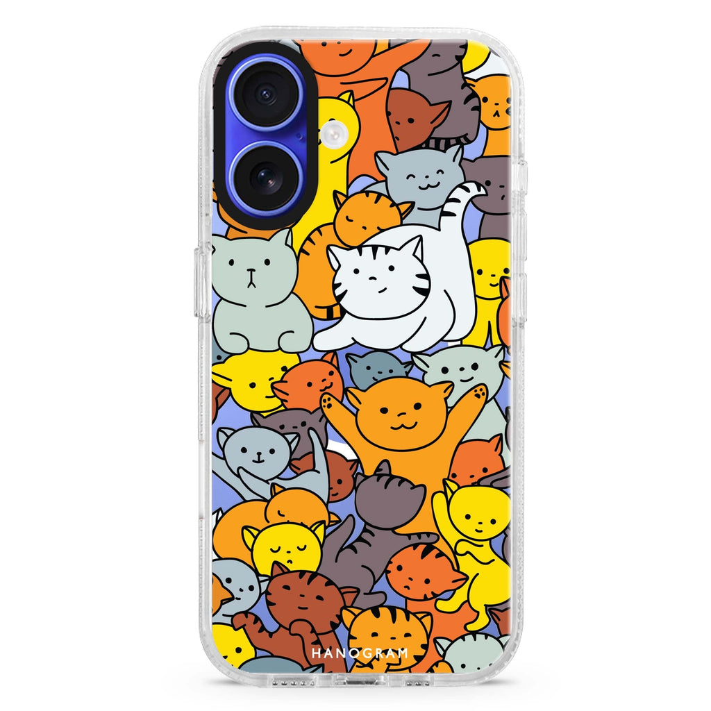 Meow Mates Magsafe 兼容水晶透明保護殼
