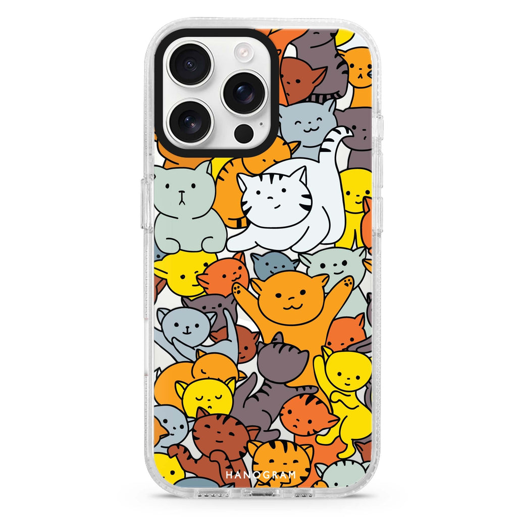 Meow Mates Magsafe 兼容水晶透明保護殼