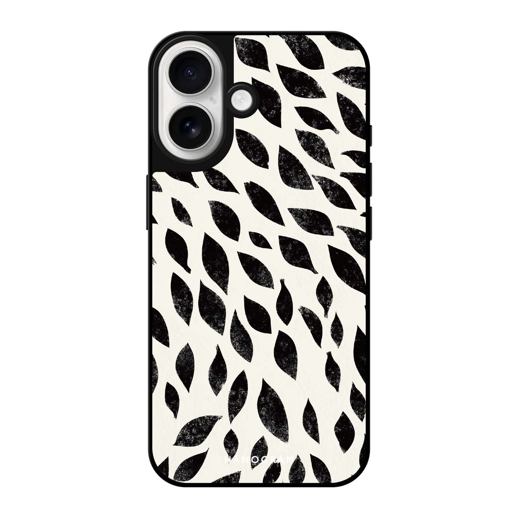 Reflective iPhone 16 Mirror Case –Ocean Weave Design