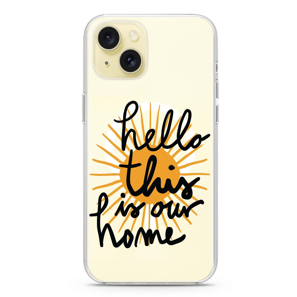 Hello! iPhone 15 Plus Magsafe 兼容水晶透明保護殼