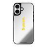 Reflective iPhone 16 Mirror Case –Minimal Charm Design