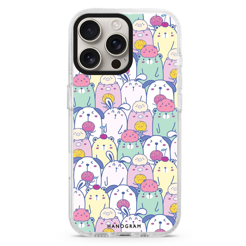 Charm Critters Magsafe 兼容水晶透明保護殼