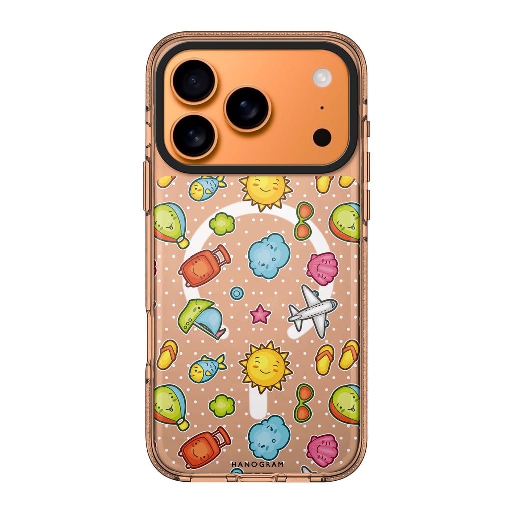 Animagic Adorables iPhone 17 Pro Max MagSafe 水晶透明保護殼 插畫圖案設計 圖1