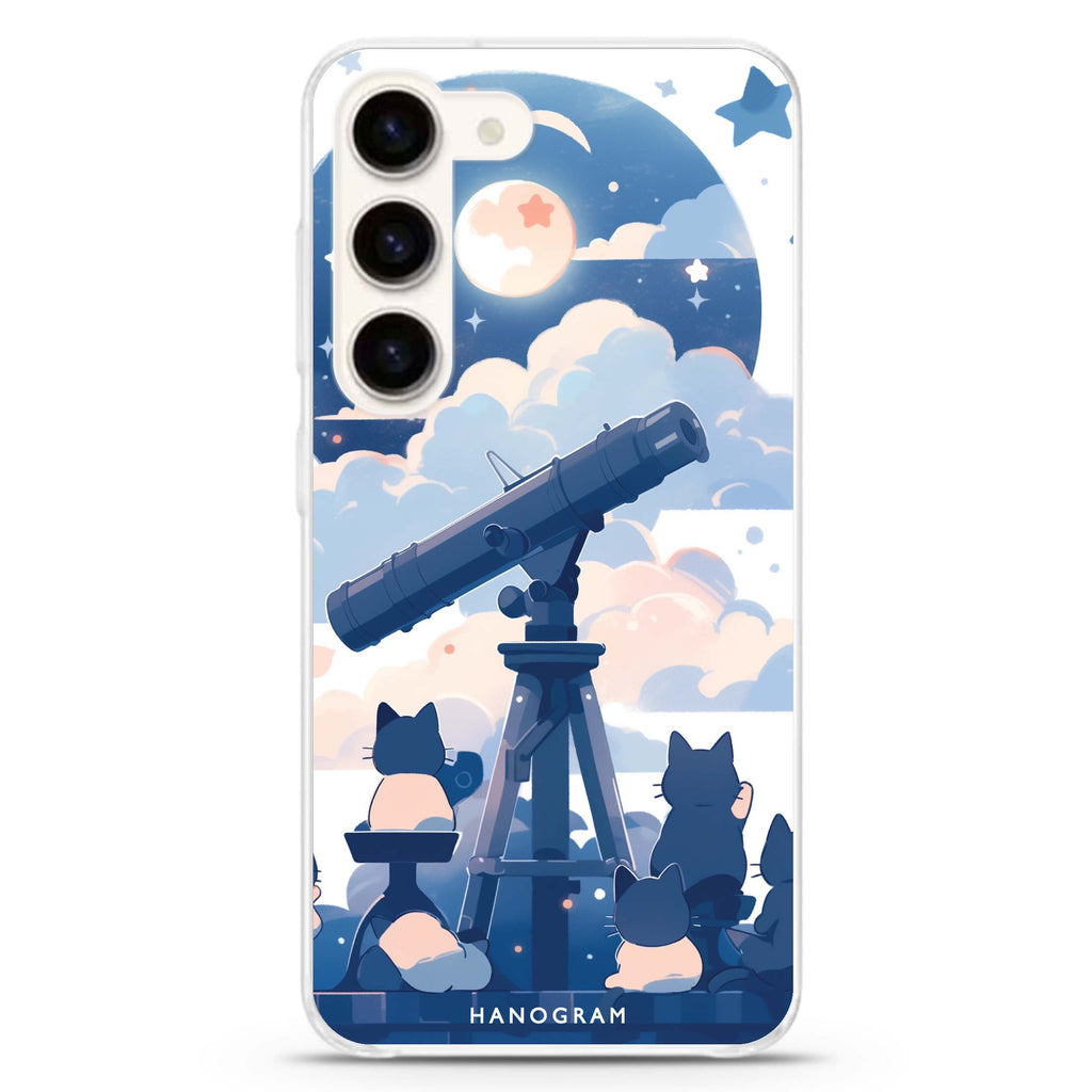 StarGaze Kitty Galaxy S23 水晶透明保護殼