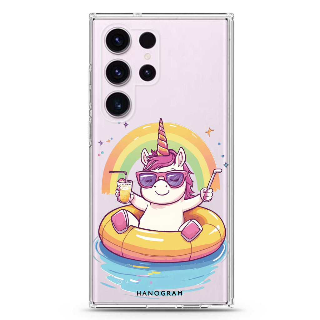 Floaticorn Samsung Galaxy Ultra 透明保護殼，適用 S26/S25/S24/S23 Ultra，圖1