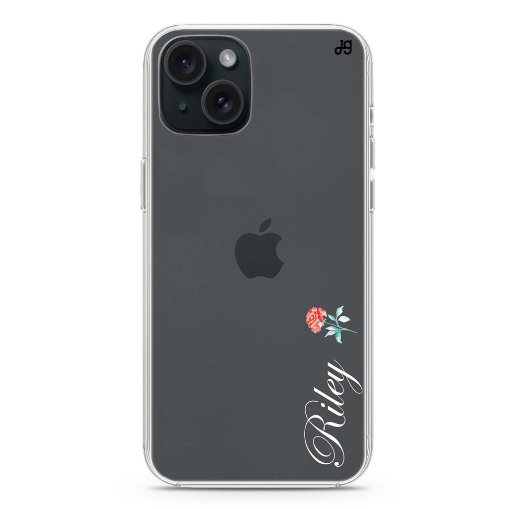 Little Flower II iPhone 15 plus 水晶透明保護殼
