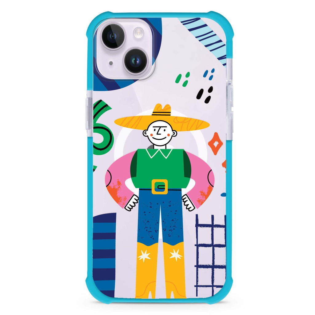 Abstract People iPhone 15 Plus Magsafe 兼容超強防摔保護殼