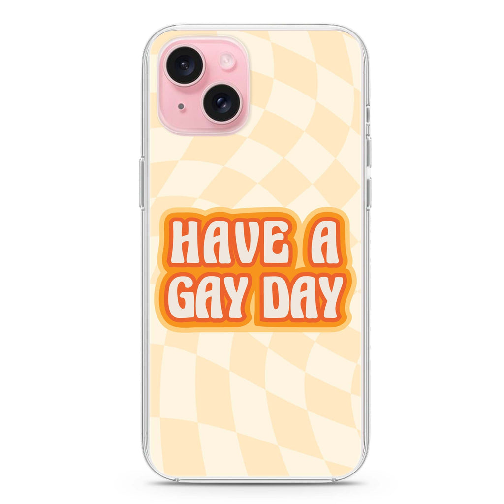 Have a Gay Day iPhone 15 Magsafe 兼容水晶透明保護殼