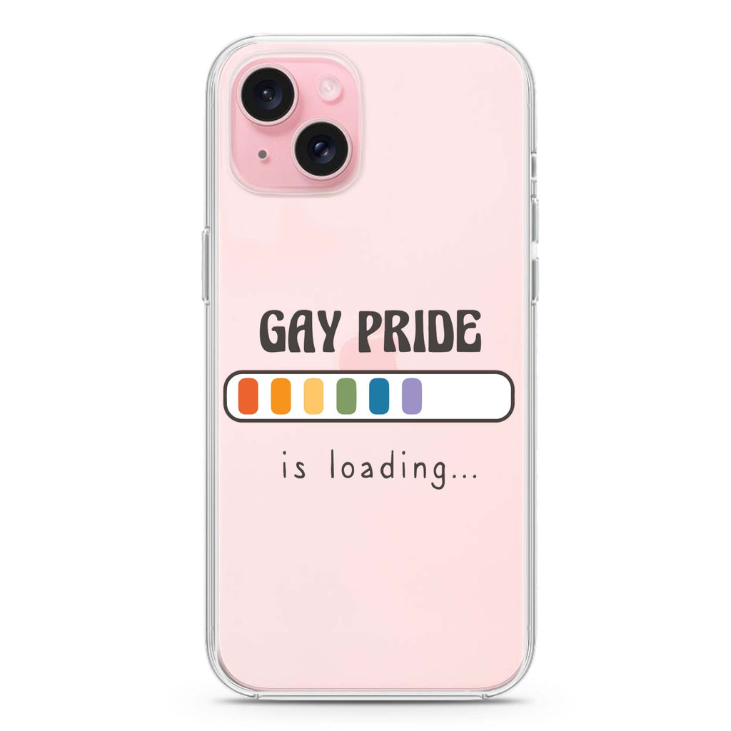 Gay Pride is loading iPhone 15 水晶透明保護殼