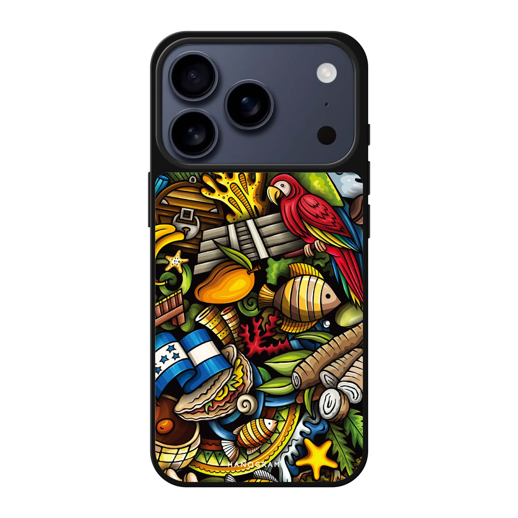 Fantasy Features 圖案 iPhone 17 Pro Max 鏡面手機殼主圖