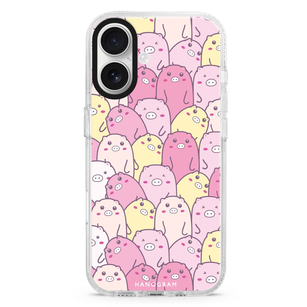 Piggy Pals 水晶透明保護殼