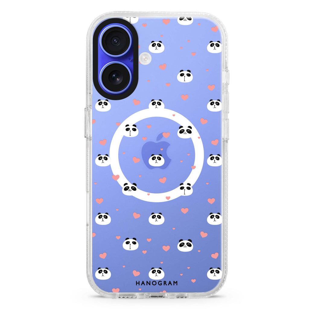 Panda Playtime Magsafe 兼容水晶透明保護殼