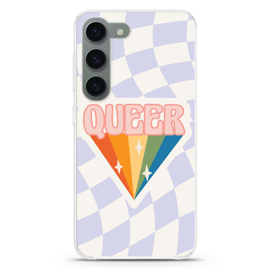 Queer Samsung Galaxy 水晶透明保護殼