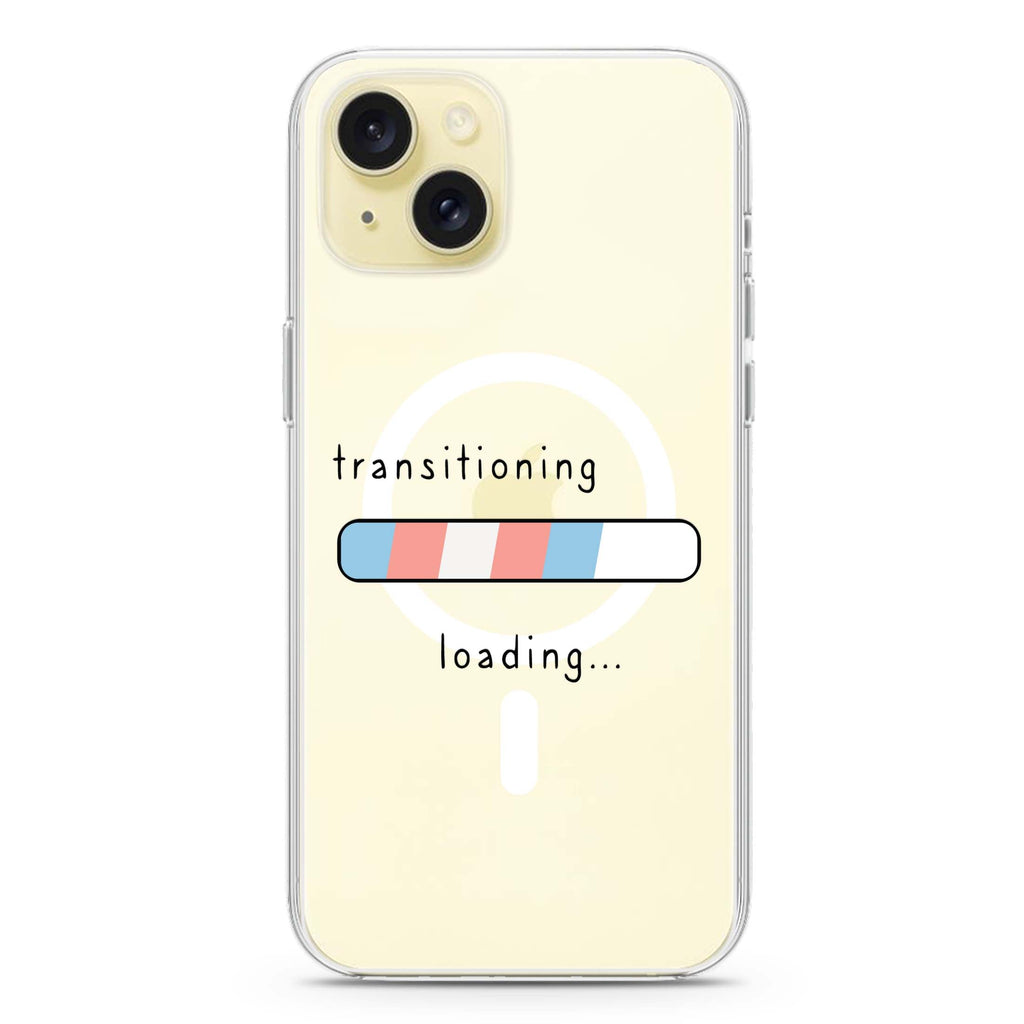 Transitioning iPhone 15 Magsafe 兼容水晶透明保護殼