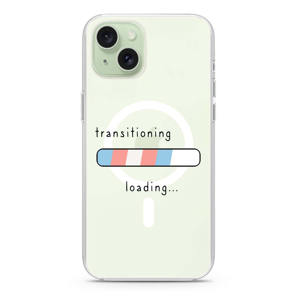 Transitioning iPhone 15 Plus Magsafe 兼容水晶透明保護殼