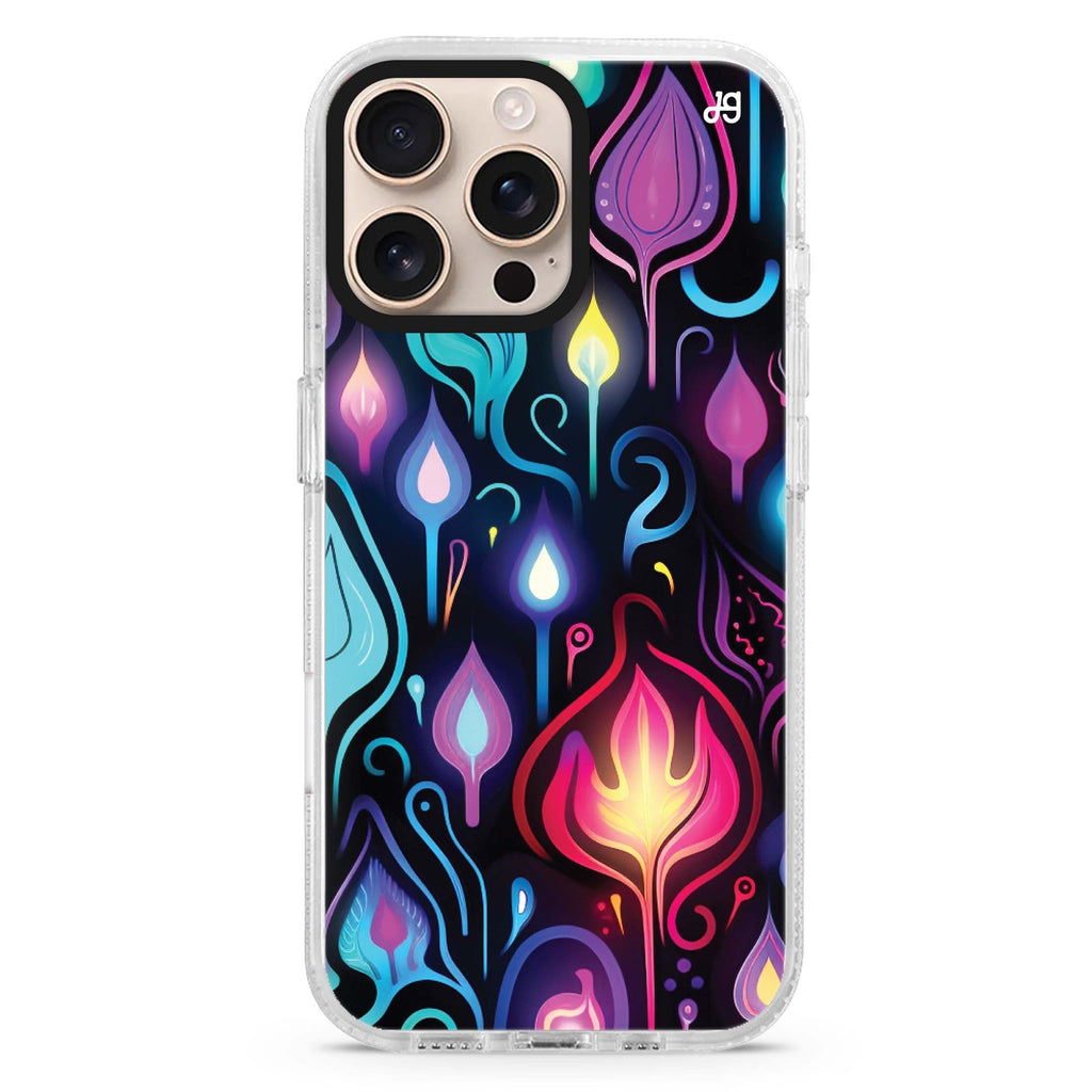 Luminous Nights Magsafe 兼容水晶透明保護殼