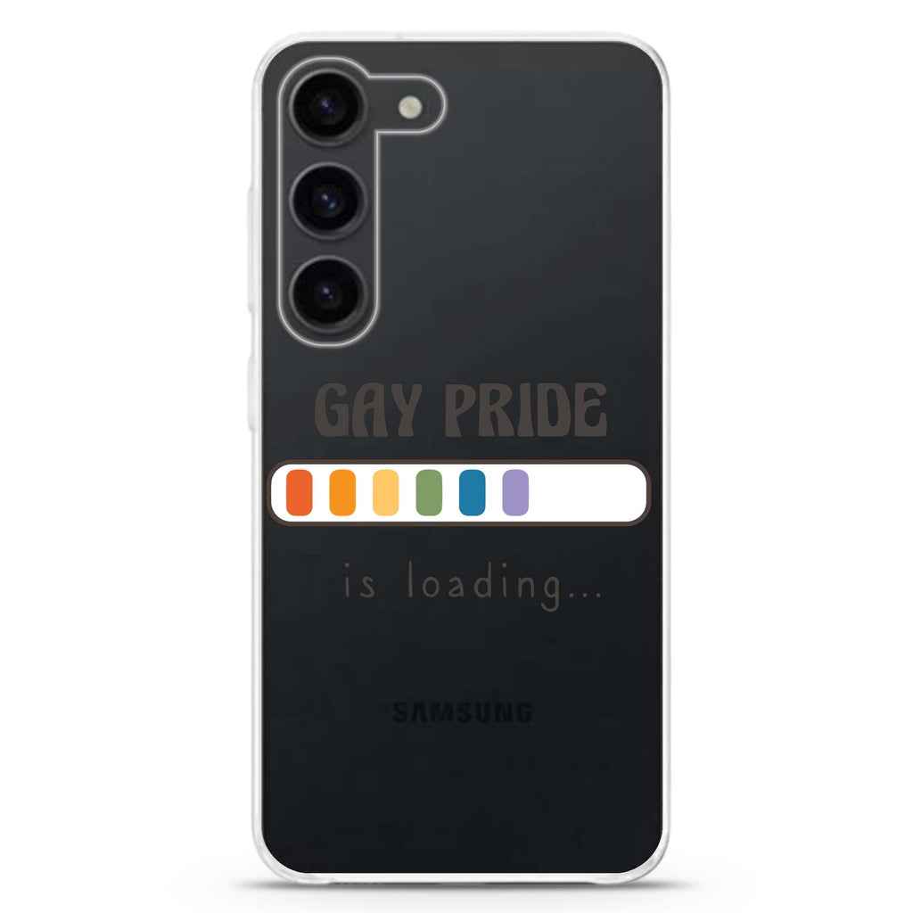 Gay Pride is loading Samsung Galaxy 水晶透明保護殼