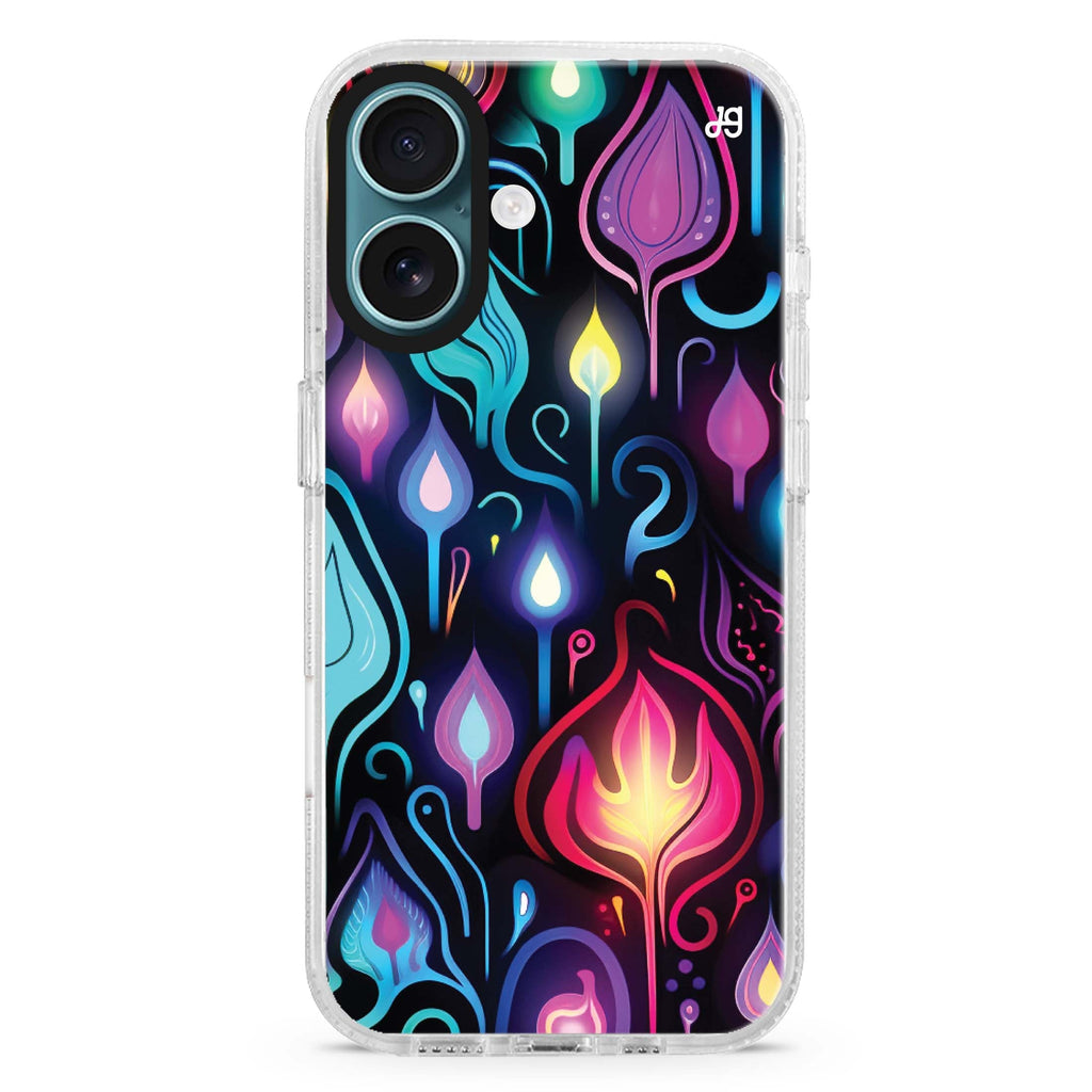 Luminous Nights Magsafe 兼容水晶透明保護殼