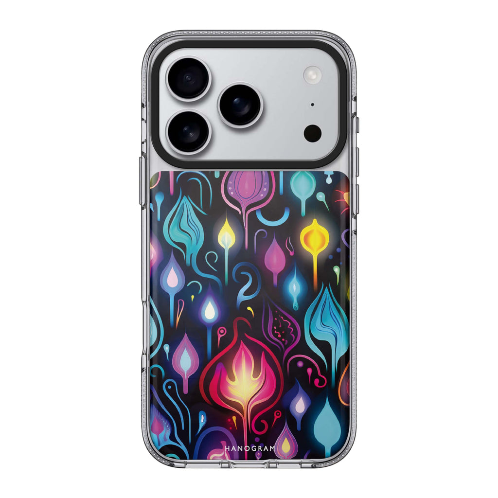 Luminous Nights iPhone 17 Pro Max MagSafe 水晶透明保護殼 插畫圖案設計 圖1
