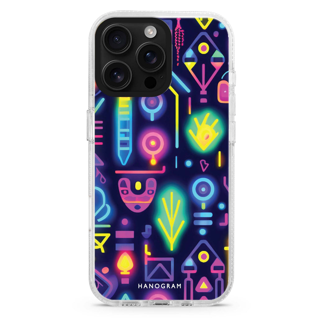 Neon Sparkle Magsafe 兼容水晶透明保護殼
