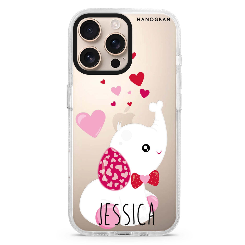 Lovely Elephant iPhone 16 Pro & 16 Pro Max Case - Personalized and Stylish Protection