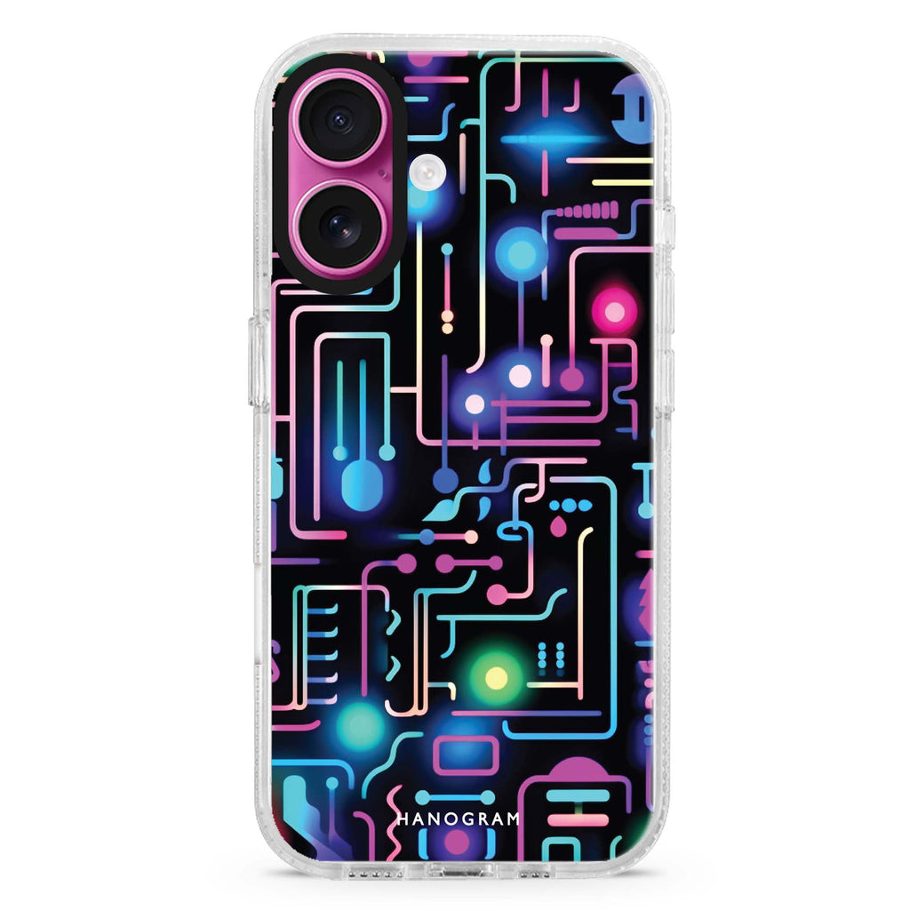 Glow Spectrum Magsafe 兼容水晶透明保護殼