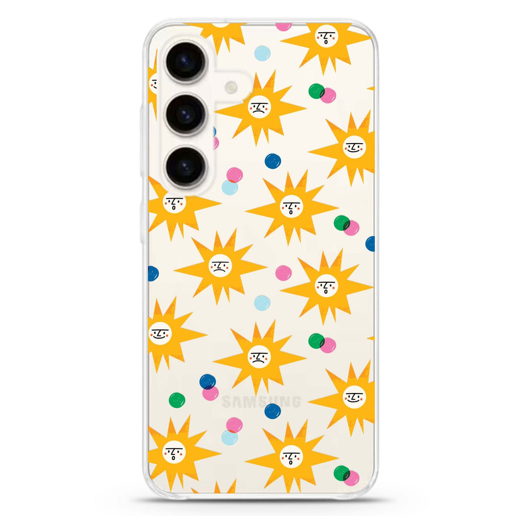 Wow Sun Samsung Galaxy S26/S25/S24 水晶透明保護殼正面展示