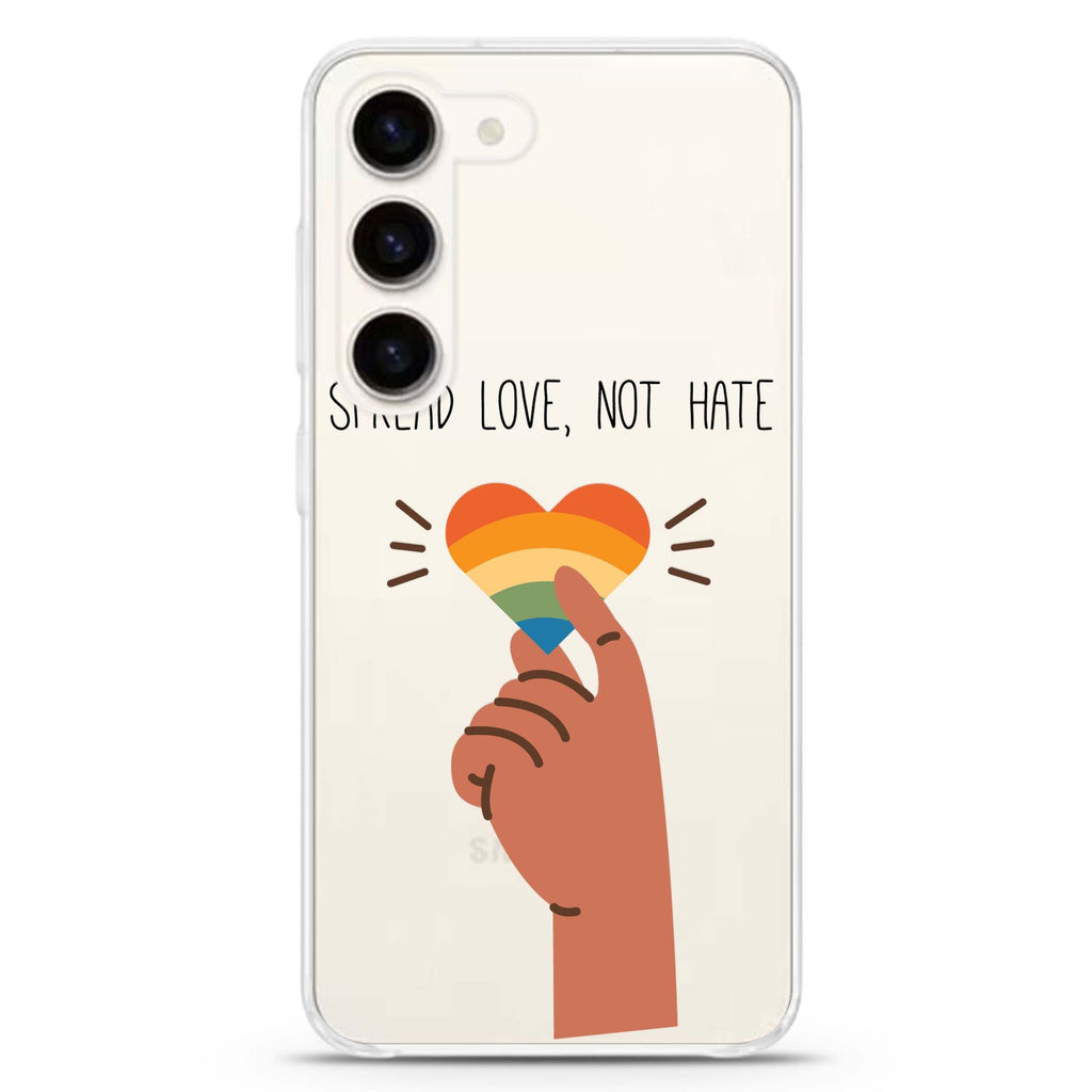 Spread Love Samsung Galaxy 水晶透明保護殼