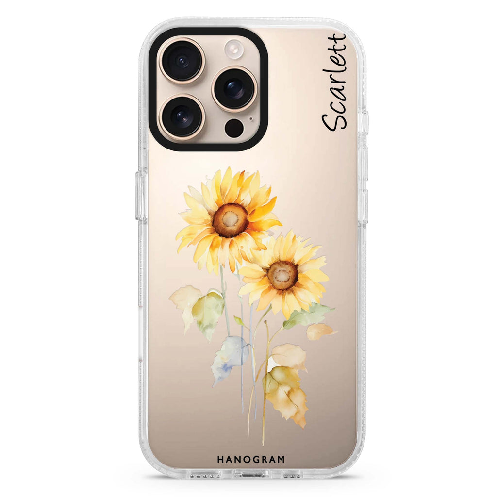 Sunny Blooms iPhone 16 Pro & 16 Pro Max Case - Personalized and Stylish Protection