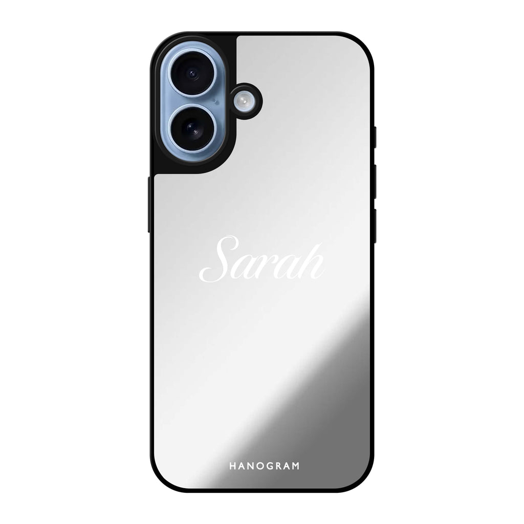 Reflective iPhone 16 Mirror Case –Simply Yours Design