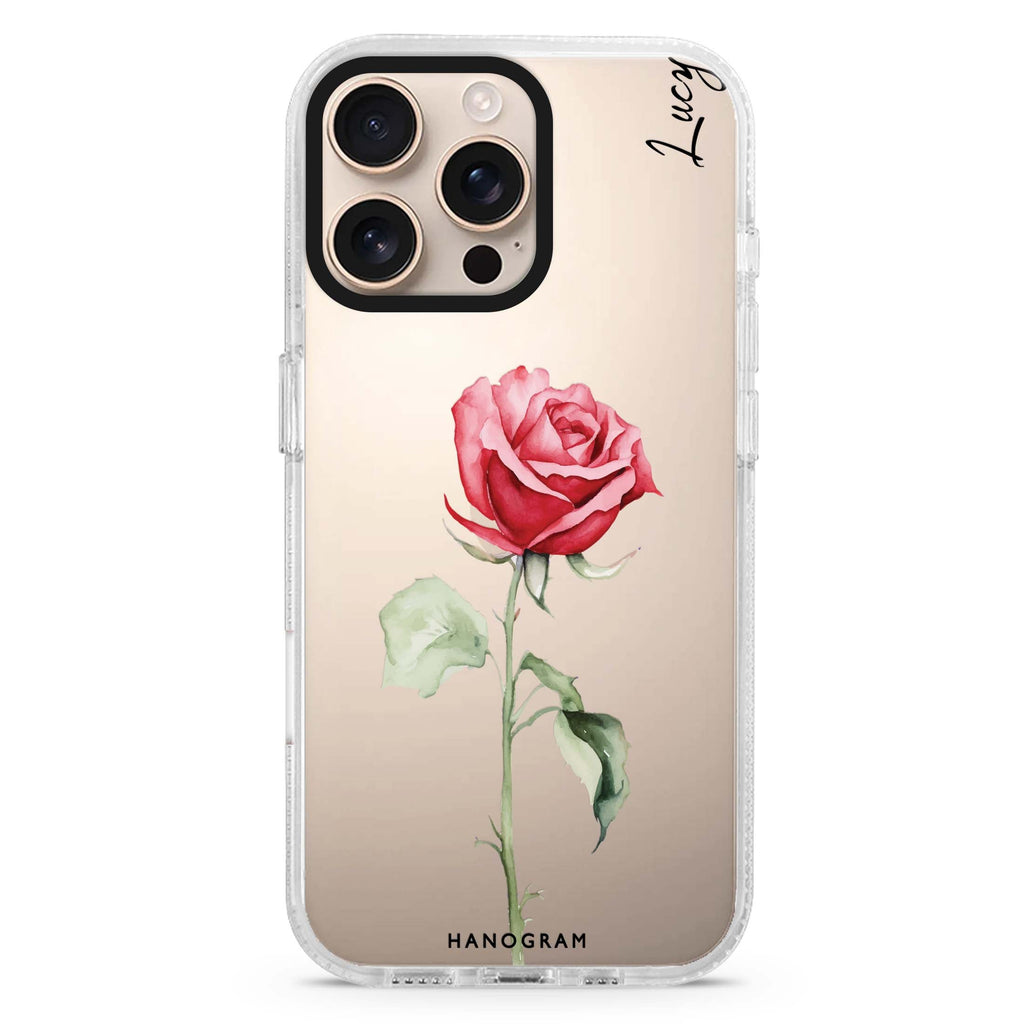 Rose Radiance iPhone 16 Pro & 16 Pro Max Case - Personalized and Stylish Protection