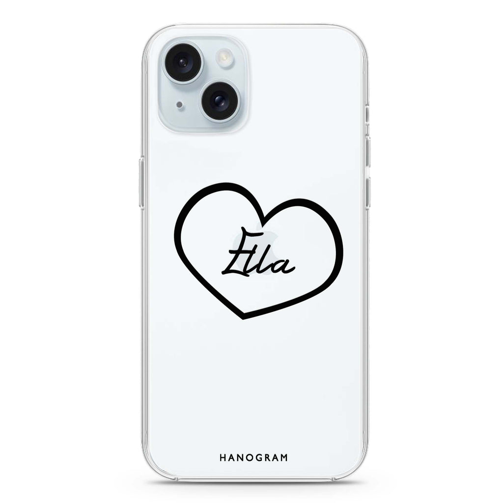 Sweet Heart iPhone 15 水晶透明保護殼