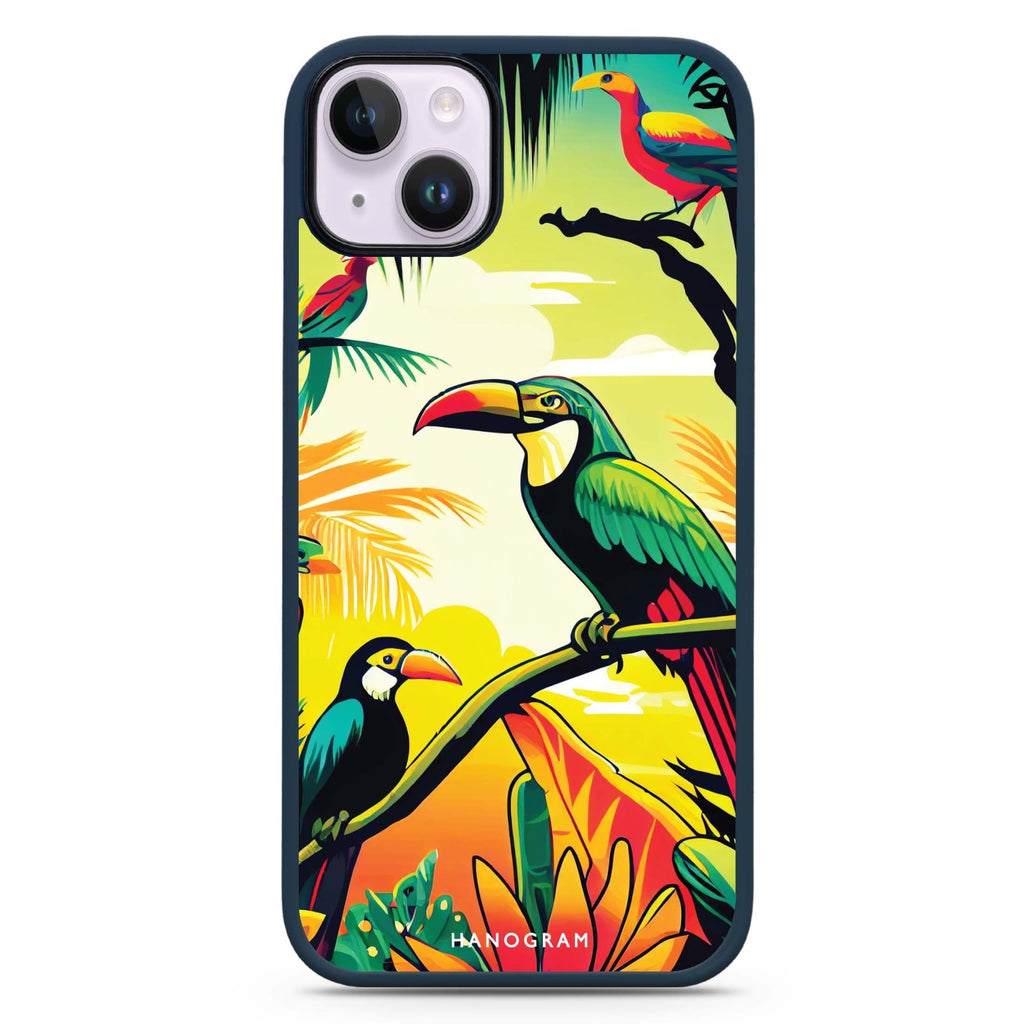 Tropical birds iPhone 15 Plus 防衝擊保護殼