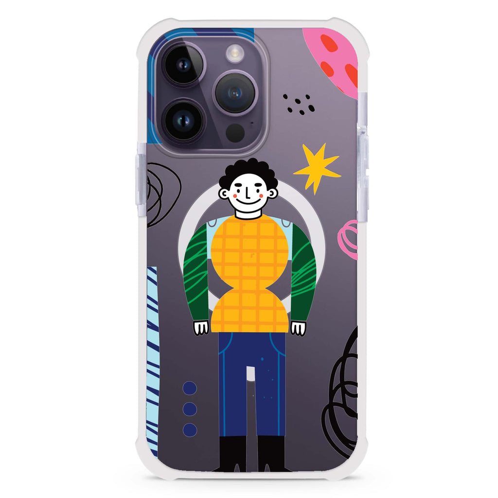 Abstract People iPhone Magsafe 兼容超強防摔保護殼