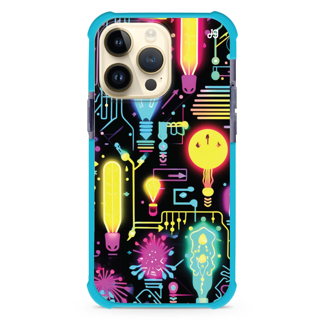 Neon Cascade iPhone Magsafe 兼容超強防摔保護殼