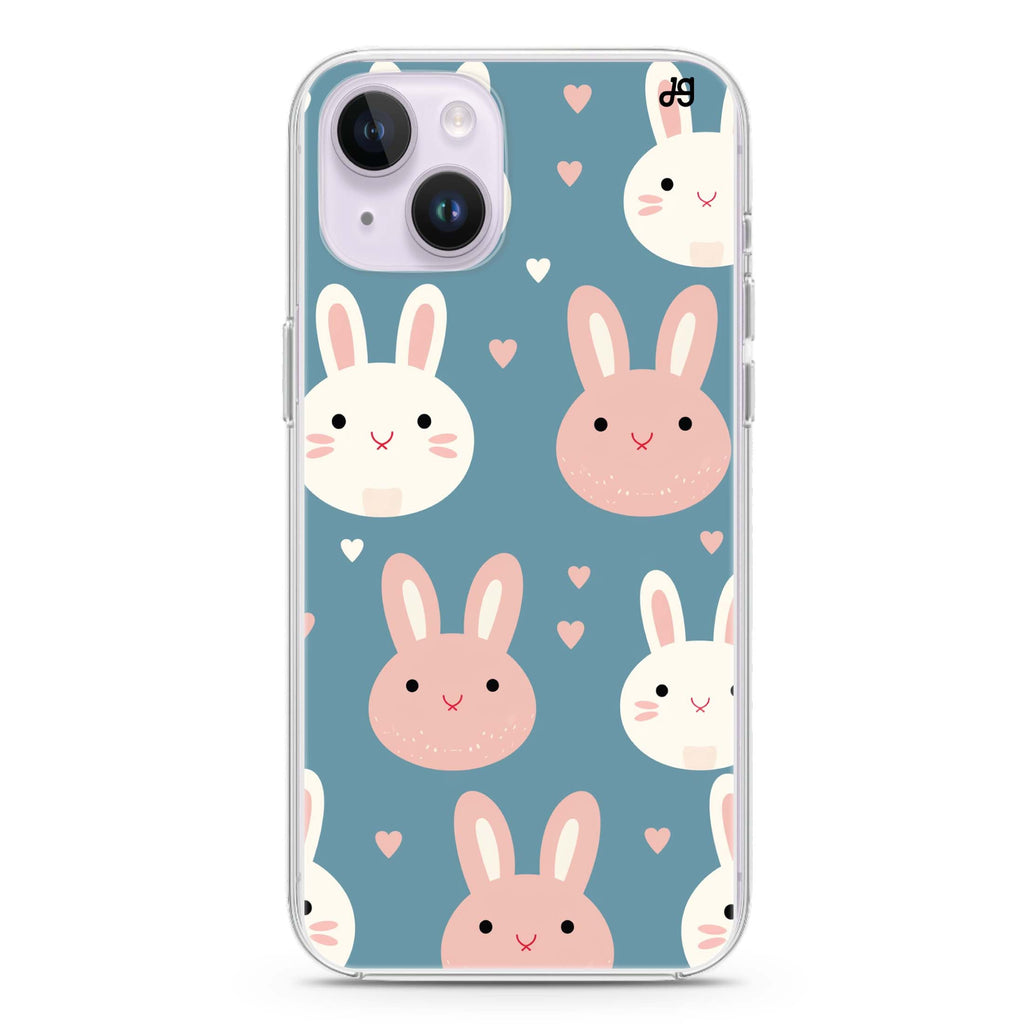 Cuddly Hopper iPhone 14 Plus Magsafe 兼容水晶透明保護殼