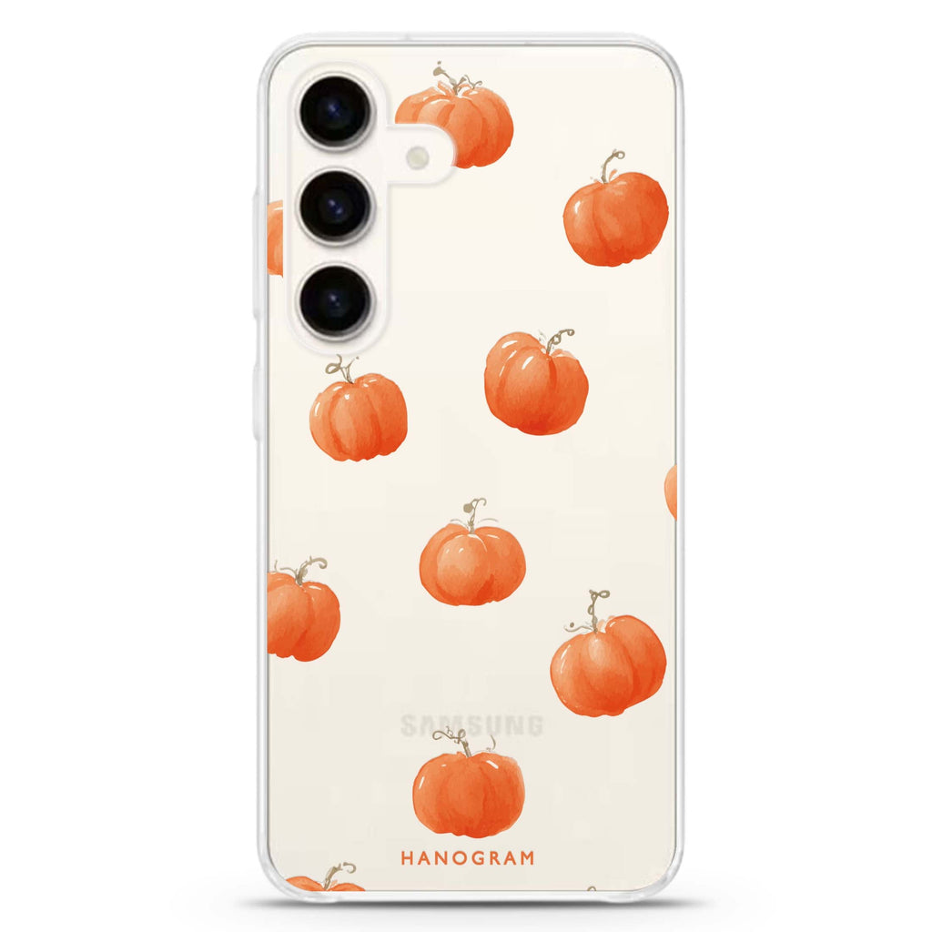 Pumpkin Patch Play Samsung Galaxy S26/S25/S24 水晶透明保護殼正面展示