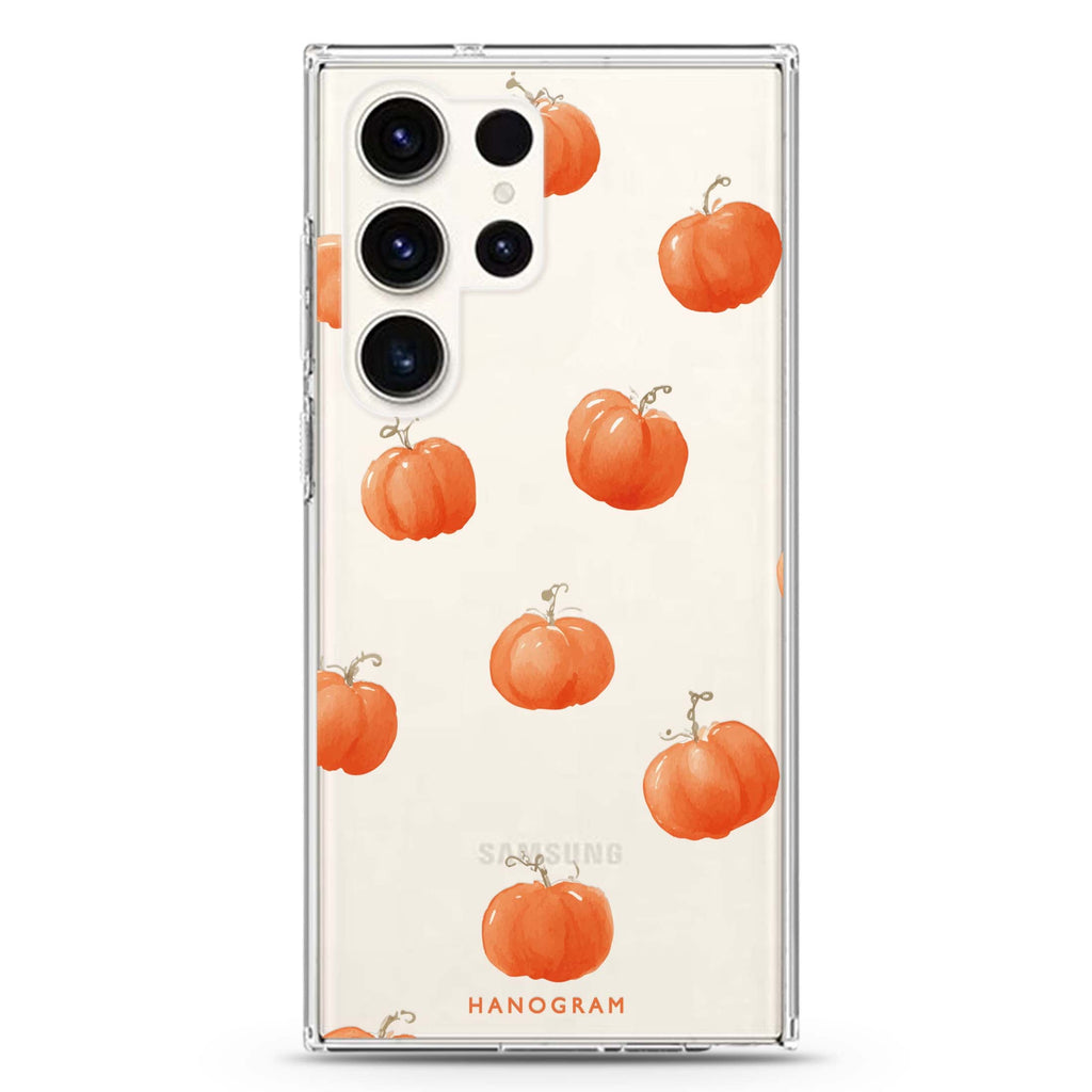 Pumpkin Patch Play Samsung Galaxy Ultra 透明保護殼，適用 S26/S25/S24/S23 Ultra，圖1