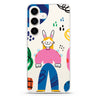 Abstract People Samsung Galaxy S26/S25/S24 水晶透明保護殼正面展示