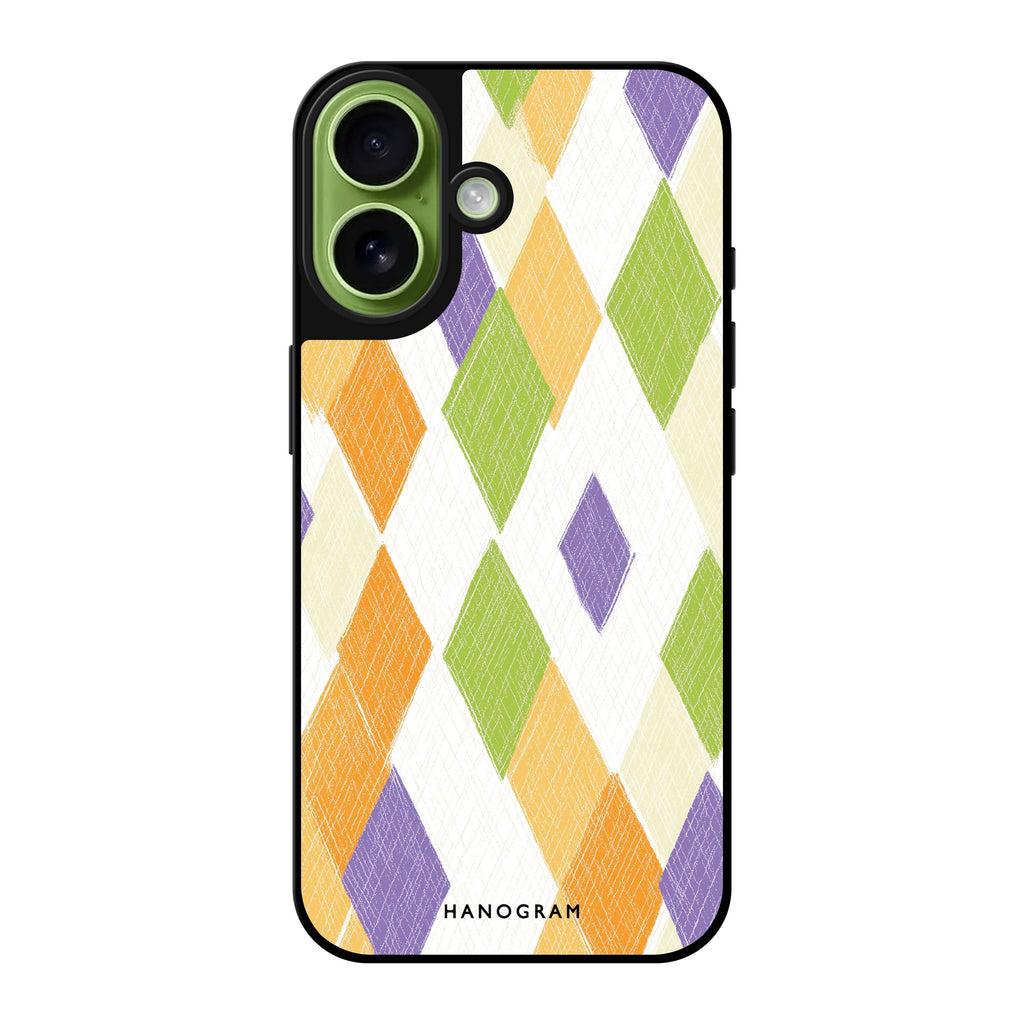 Reflective iPhone 16 Mirror Case –Sunny Stitches Design